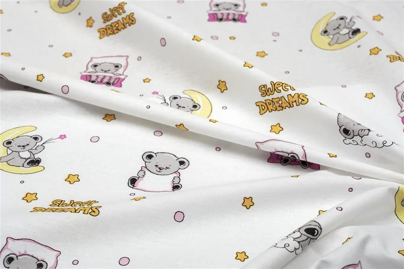 ΣΕΝΤΟΝΑΚΙ ΛΙΚΝΟΥ bebe Sweet Dreams 553 80X110 White-Ροζ 100% Cotton
