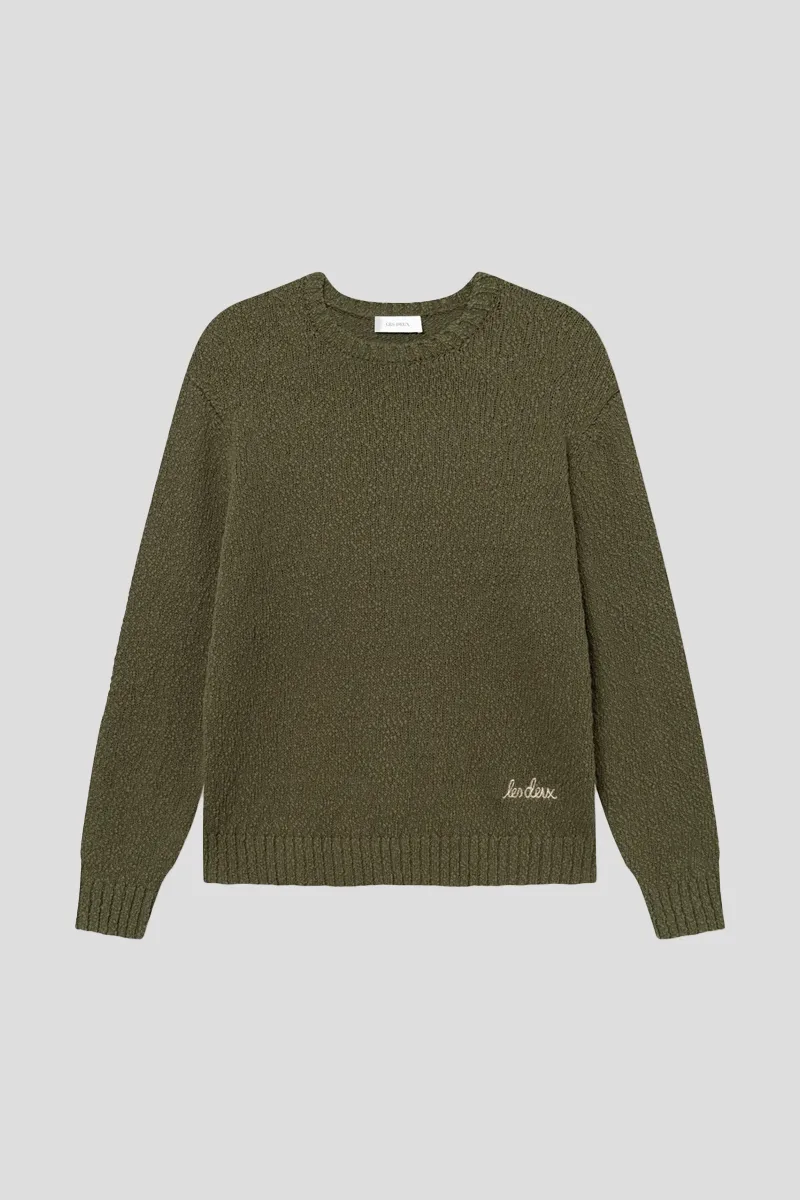 LES DEUX Ανδρικό Πράσινο Errol Cotton Round Neck