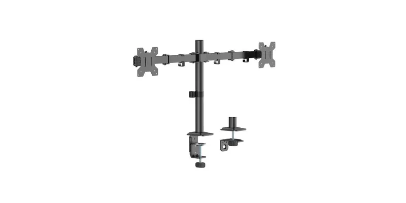 Equip Desk Mount 17"–32" / 2 TFT 360° Swivel 10 kg Black