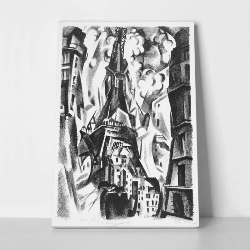Πίνακας σε Καμβά ROBERT DELAUNAY - THE TOWER