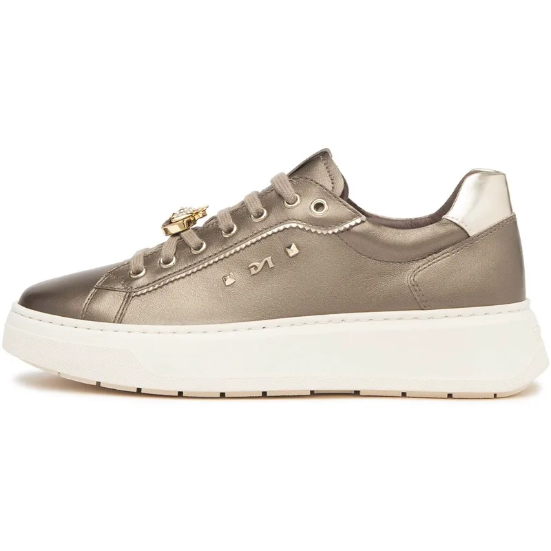 Xαμηλά Sneakers NeroGiardini Bagoya T.Brill Platino 6074 Tr Gonzaga 8004 Beig
