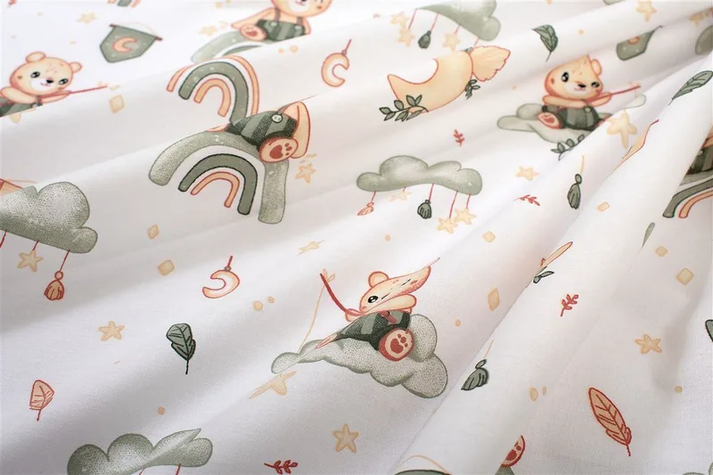 Πάνα Χασέ Dimcol Cloudy Bear 581 80x80 White-Olive