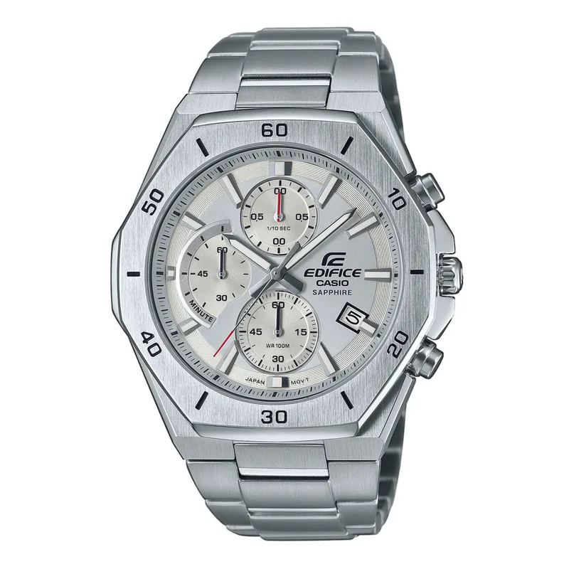 CASIO Edifice Silver Stainless Steel Bracelet EFB-680D-7AVUEF