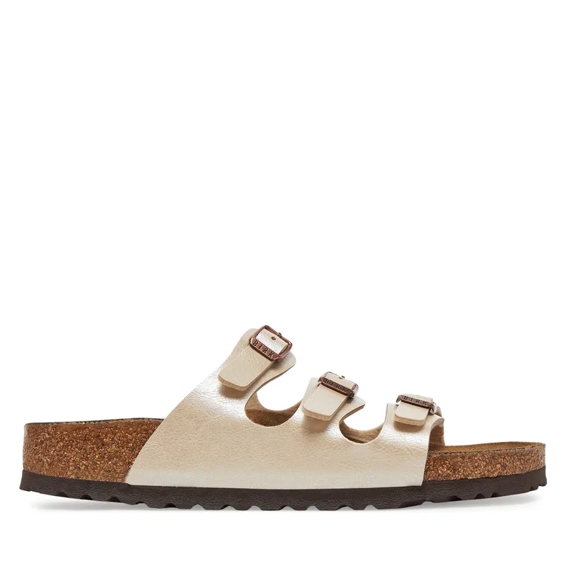 Παντόφλες Birkenstock Florida 1029818 Εκρού