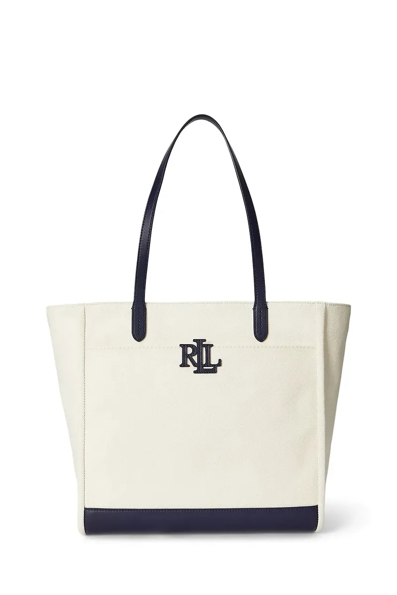 Βαμβακερή τσάντα Lauren Ralph Lauren