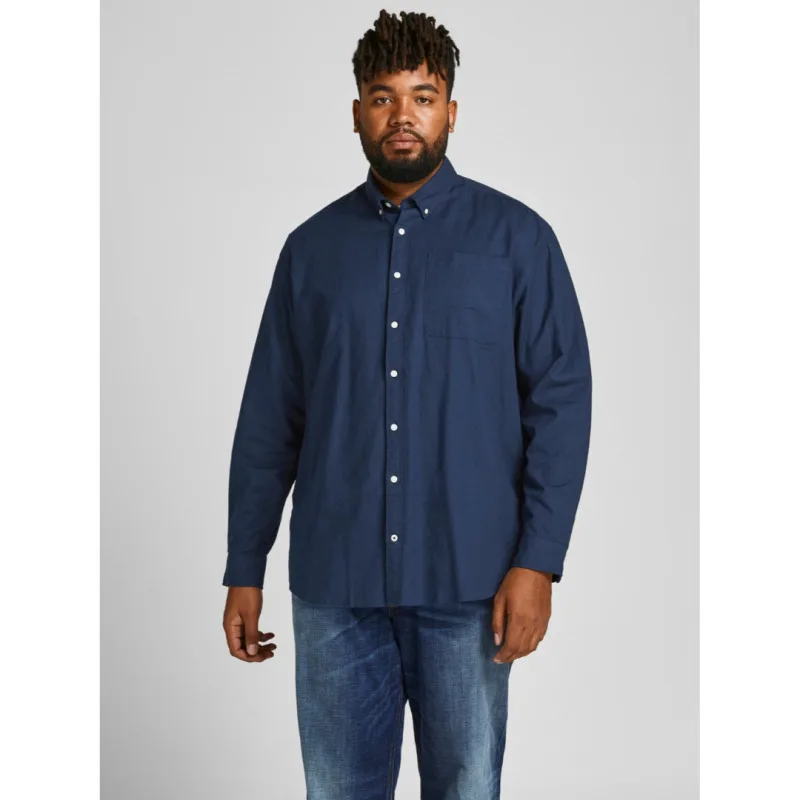 Oxford μακρυμάνικο πουκάμισο της Jack & Jones - Navy Blazer