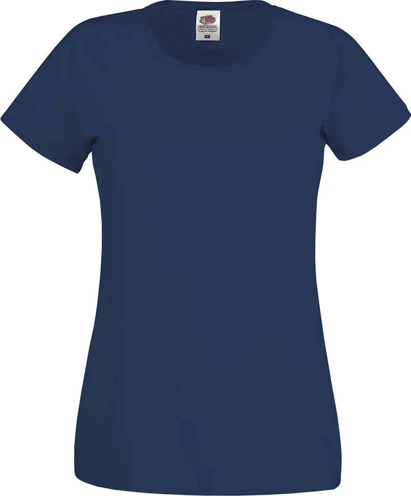 Γυναικείο T-Shirt 61-420-0 Fruit of the Loom Navy