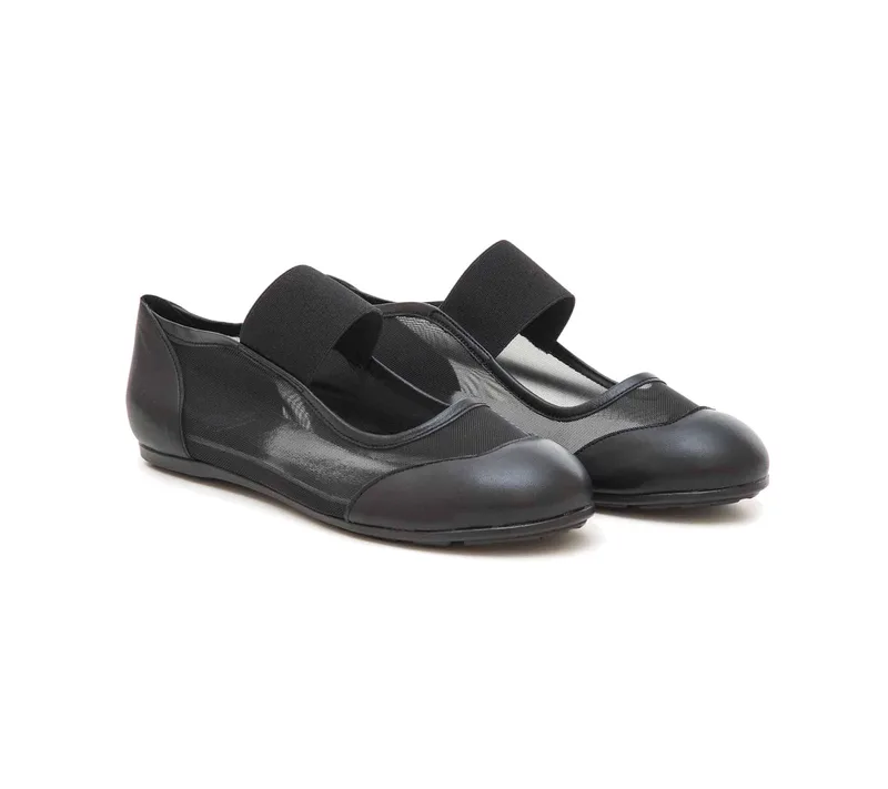 Δερμάτινες Μπαλαρίνες Art 20SS03 Black