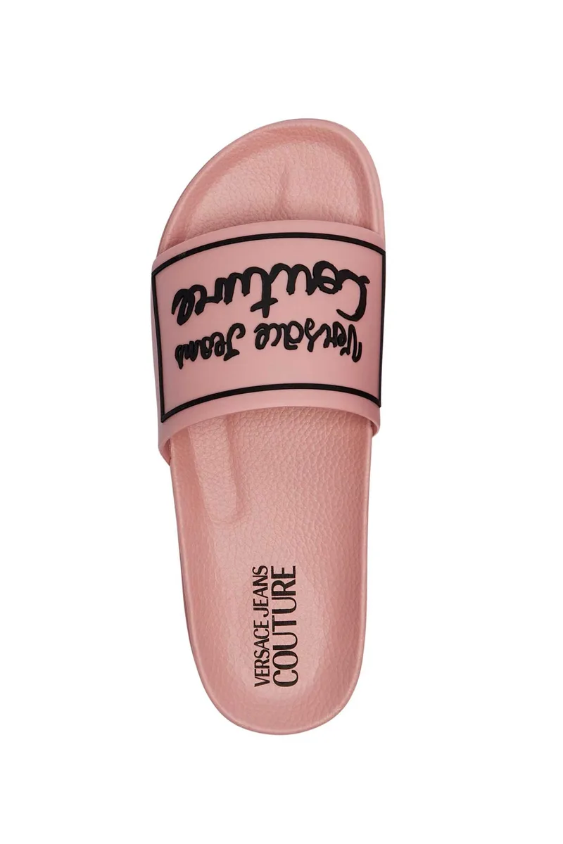Versace Jeans Couture γυναικείες σαγιονάρες "Shelly" - 78VA3SQ271352 Ροζ