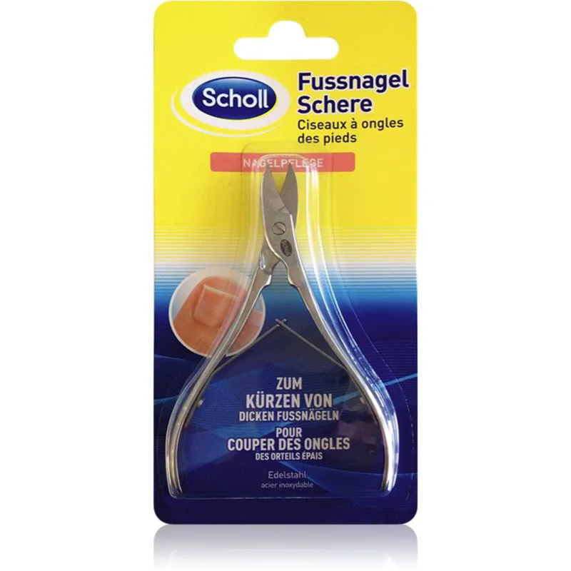 Scholl Toenail Scissors ίσιο ψαλίδι για τα νύχια 1 τμχ