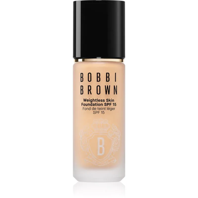 Bobbi Brown Weightless Skin Foundation SPF 15 μακράς διαρκείας μεικ απ με ενυδατικό αποτέλεσμα απόχρωση Natural Tan 30 ml