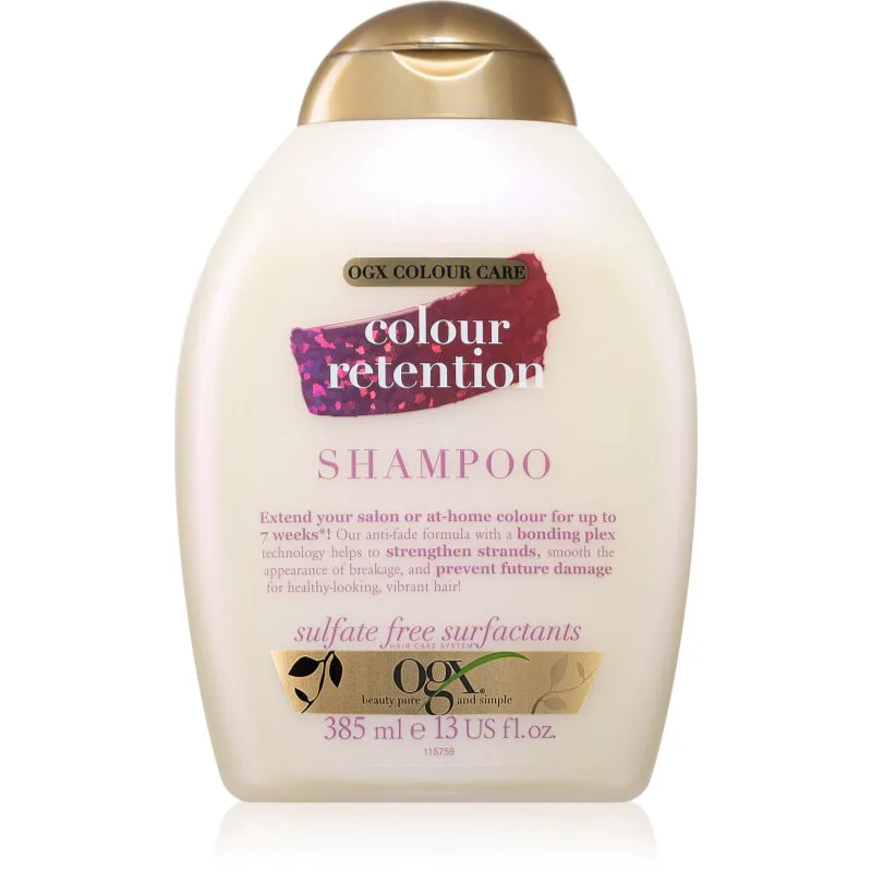 OGX Colour Care Shampoo σαμπουάν για βαμμένα μαλλιά 385 ml