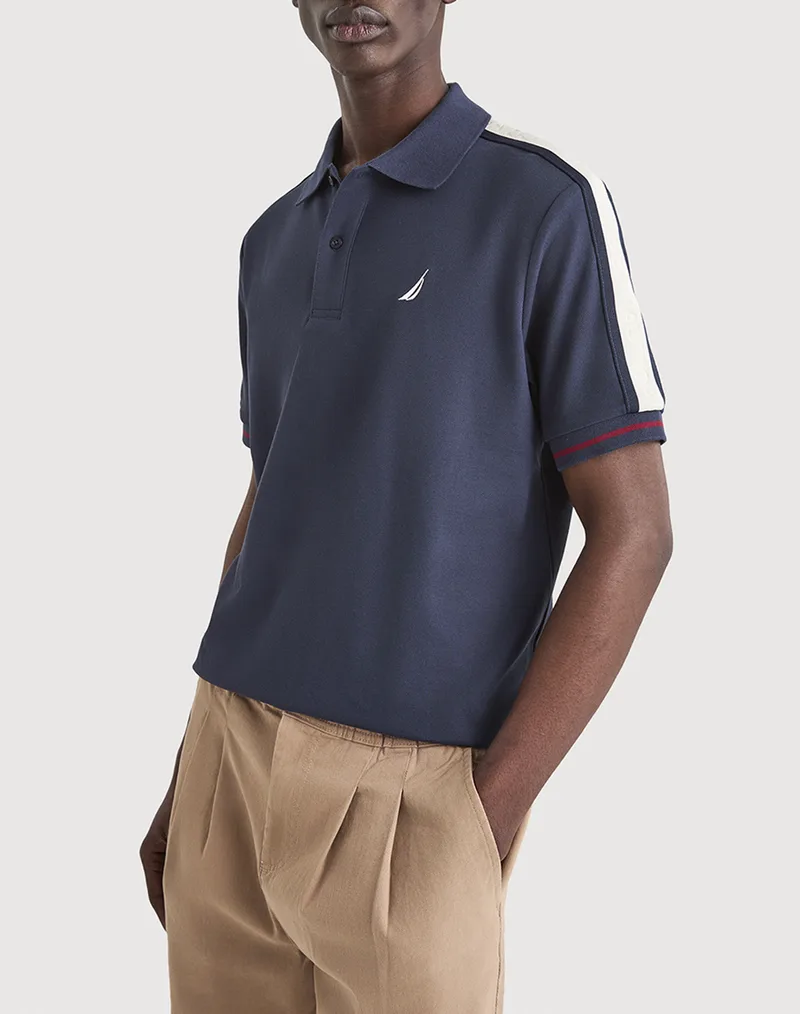NAUTICA ΜΠΛΟΥΖΑ ΠΟΛΟ ΚΜ Thames B&T Polo Shirt 3NCN1V04182-459 DarkBlue