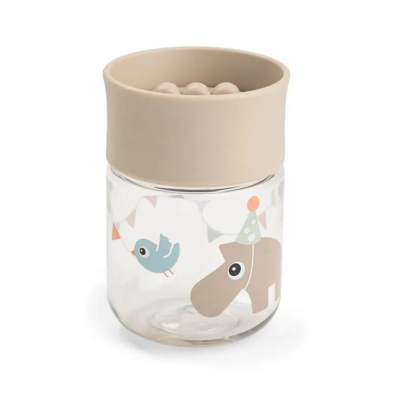 Εκπαιδευτικό Ποτήρι Done By Deer Celebration Sand 360° 260ml BR90022