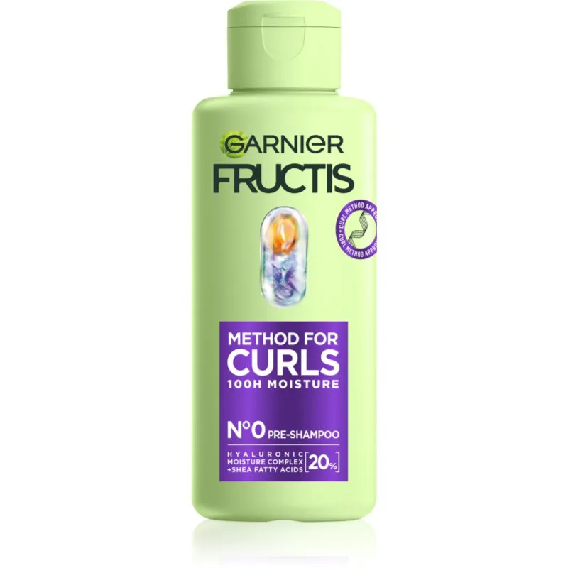 Garnier Fructis Curls Method φροντίδα πριν τη περιποιήση με σαμπουάν για σπαστά και σγουρά μαλλιά 200 ml