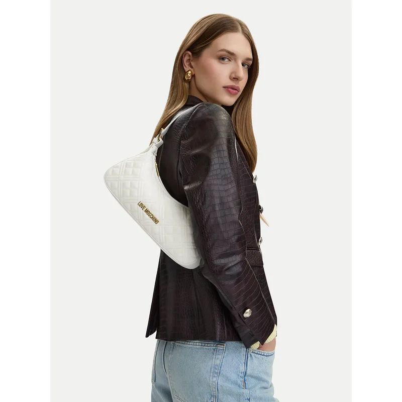 Τσάντα LOVE MOSCHINO JC4142PP0OLA0100 Λευκό