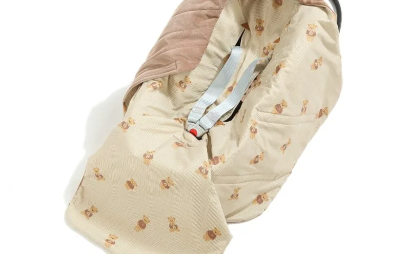 Κουβέρτα Car Seat Baby Bear – Mocca – Multi