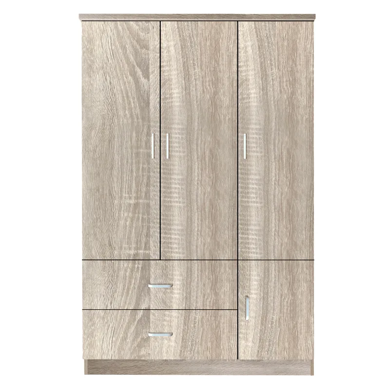 Ντουλάπα ArteLibre TUBEROSA Φυσικό Μοριοσανίδα 120x50x180cm