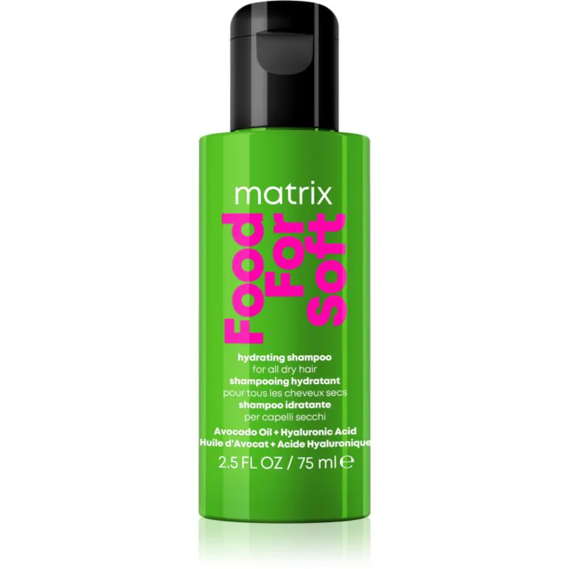 Matrix Food For Soft ενυδατικό σαμπουάν με υαλουρονικό οξύ 75 ml