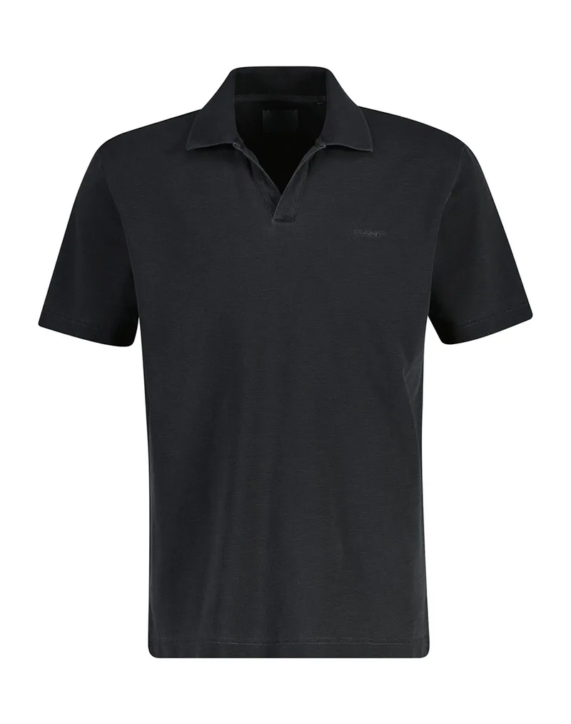 GANT ΜΠΛΟΥΖΑ ΚΜ WASHED SLUB SS POLO 3G2014106-5 Black