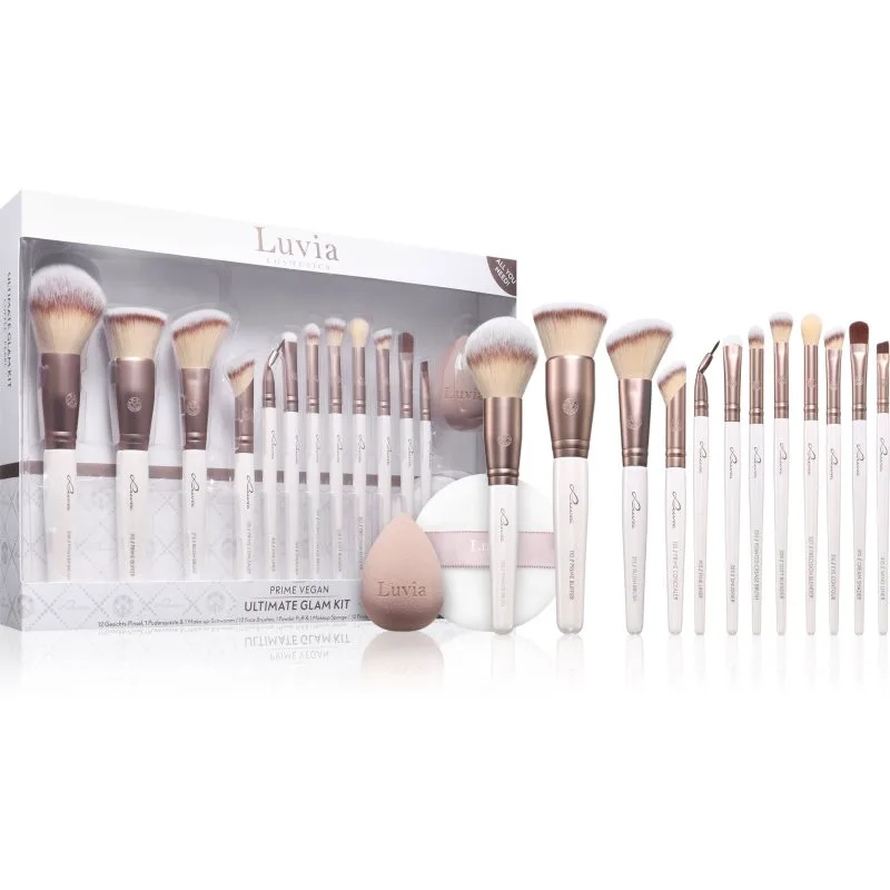 Luvia Cosmetics Ultimate Glam Kit σετ με πινέλα