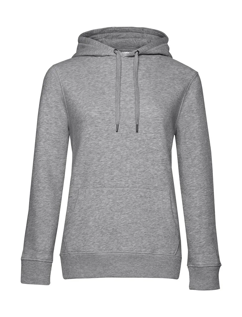 Γυναικείο Φούτερ με Κουκούλα WW02Q B & C Heather Grey