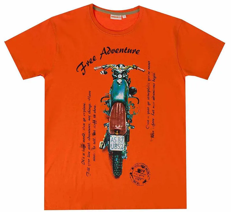 T-SHIRT UBS2 E219351-999 ΠΟΡΤΟΚΑΛΙ (5 ΕΤΩΝ)-(110 CM)