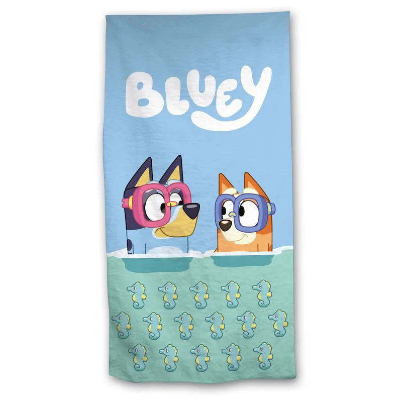 Beach Towel Bluey - Πετσέτα Θαλάσσης Μικροϊνών Bluey