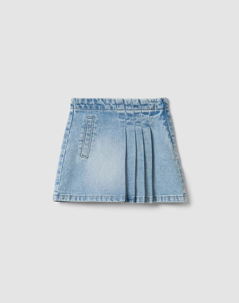 OVS DENIM SKIRT 2654748-LIGHT BLUE DenimLightBlue