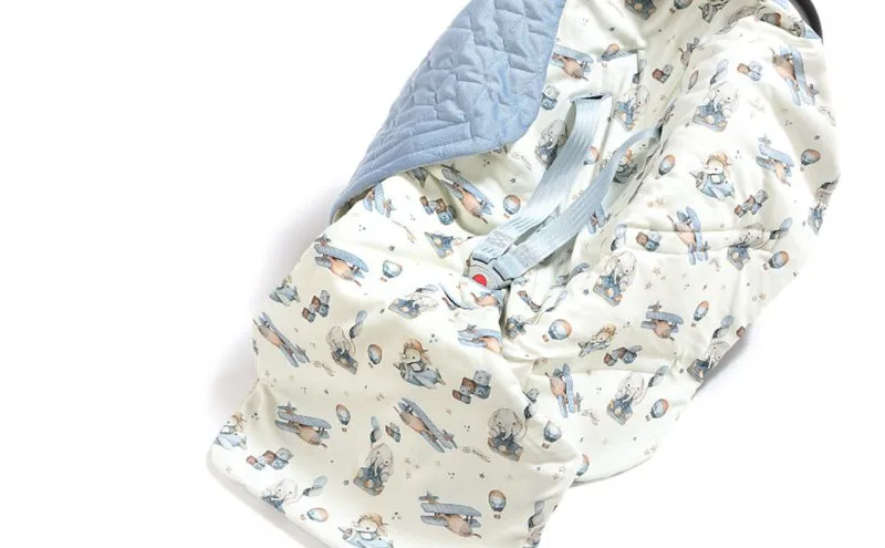Κουβέρτα Car Seat Simbo – Wind Blue – Multi