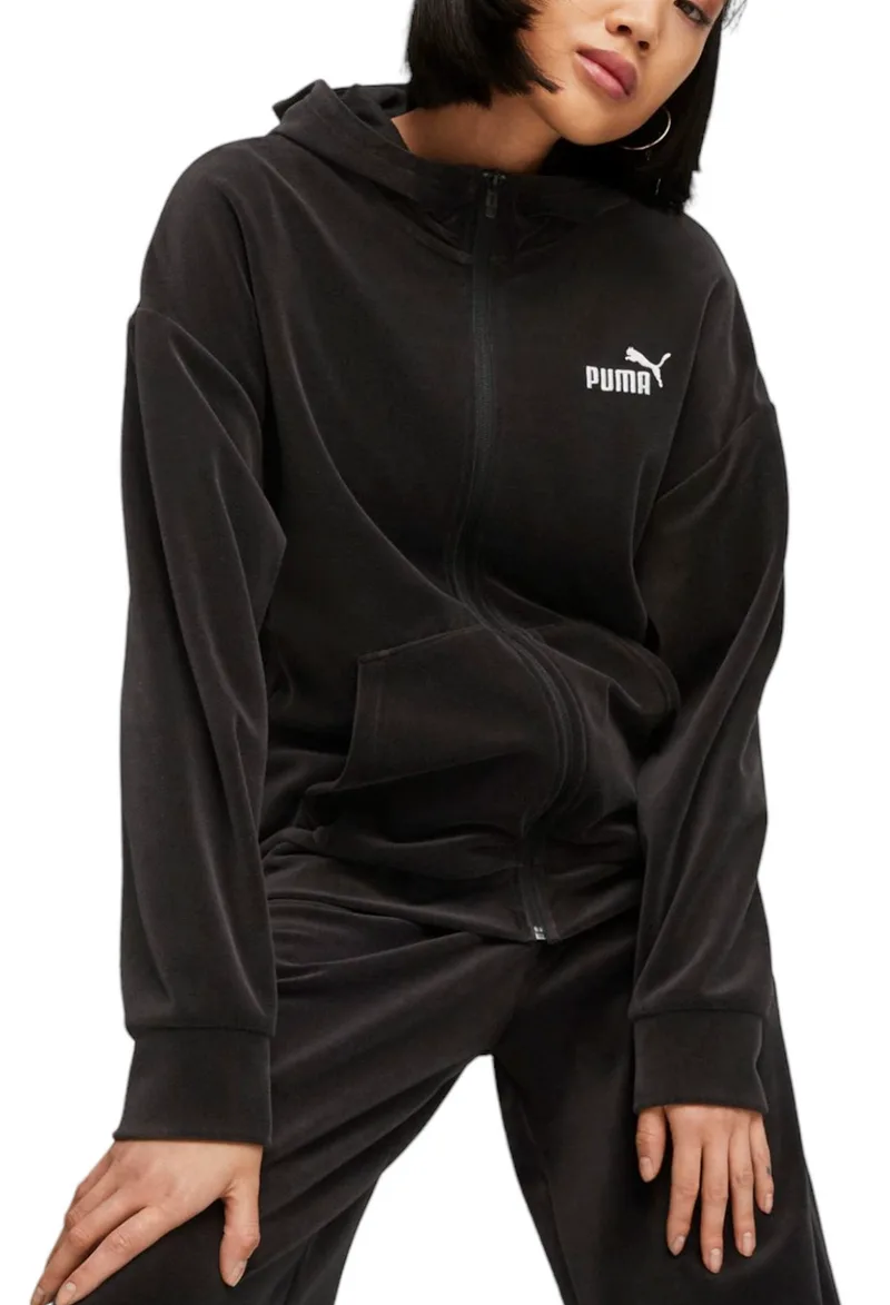 Ζακέτα Puma Elevated Velour Hoodie 675990-01 Γυναικείο