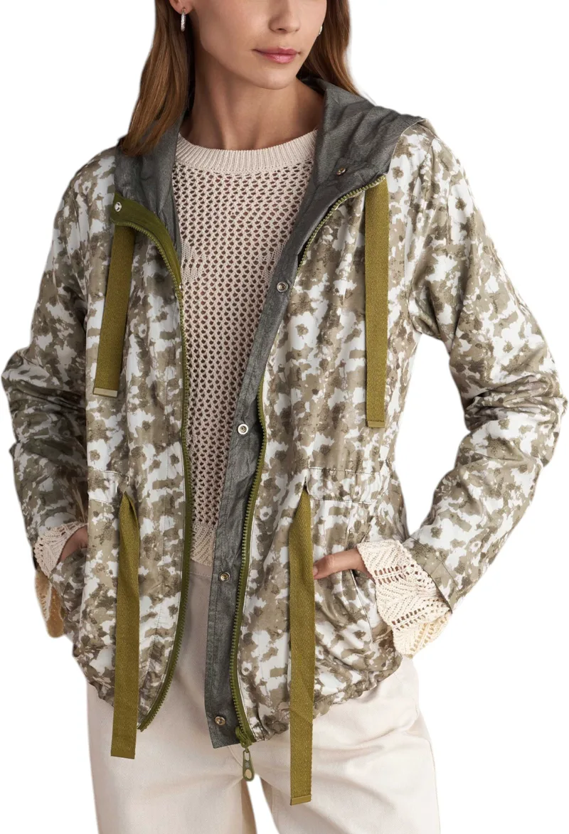 Μπουφάν Attrattivo Διπλής Όψης Με Κουκούλα 9920259-LIGHT KHAKI Γυναικείο