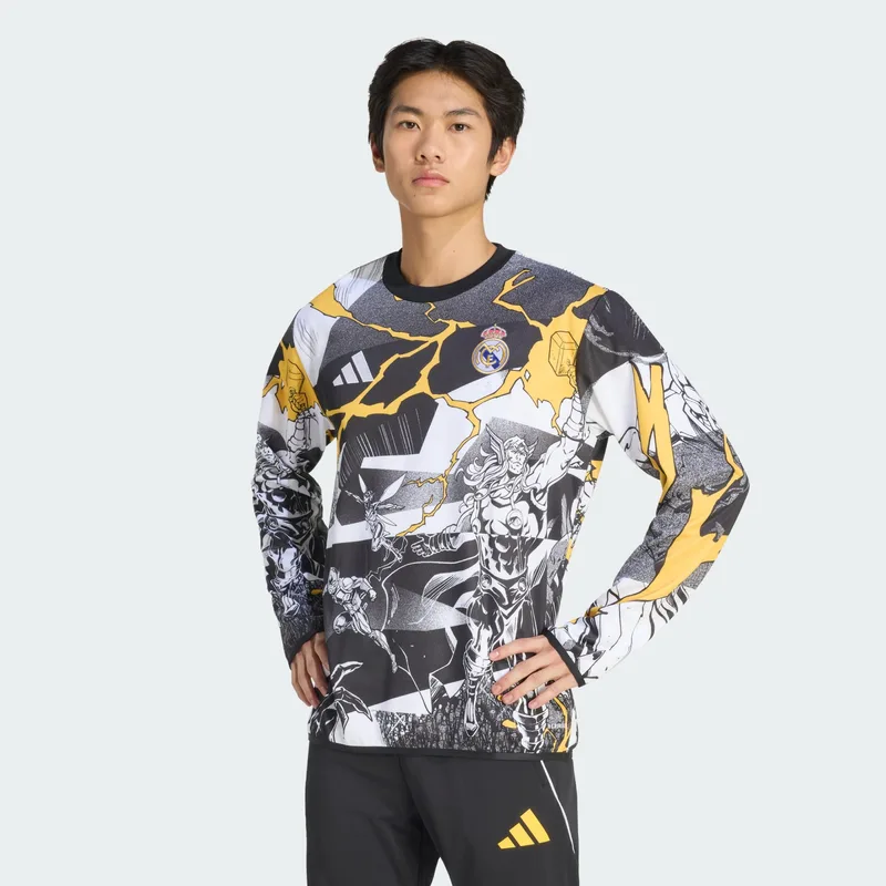 adidas Real Madrid Avengers 25/26 Pre-Match Ανδρική Μπλούζα με Μακρύ Μανίκι (9000265331_92886)
