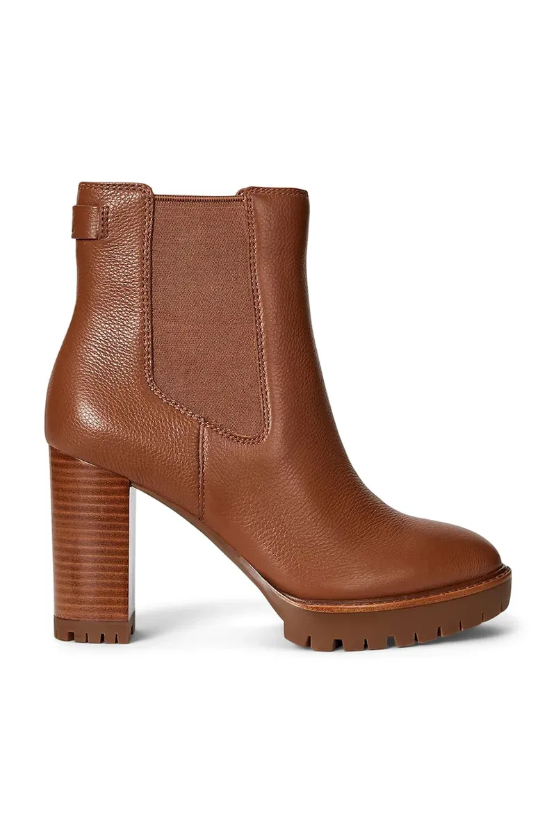 Δερμάτινες μπότες Lauren Ralph Lauren Layne