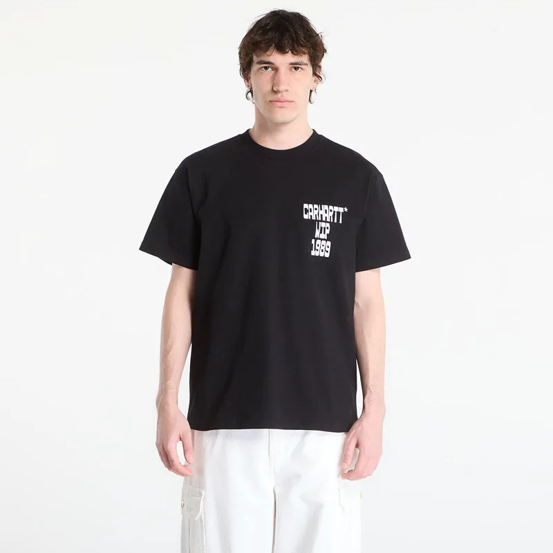 T-shirt Carhartt WIP S/S Blocks T-Shirt UNISEX Black XXL