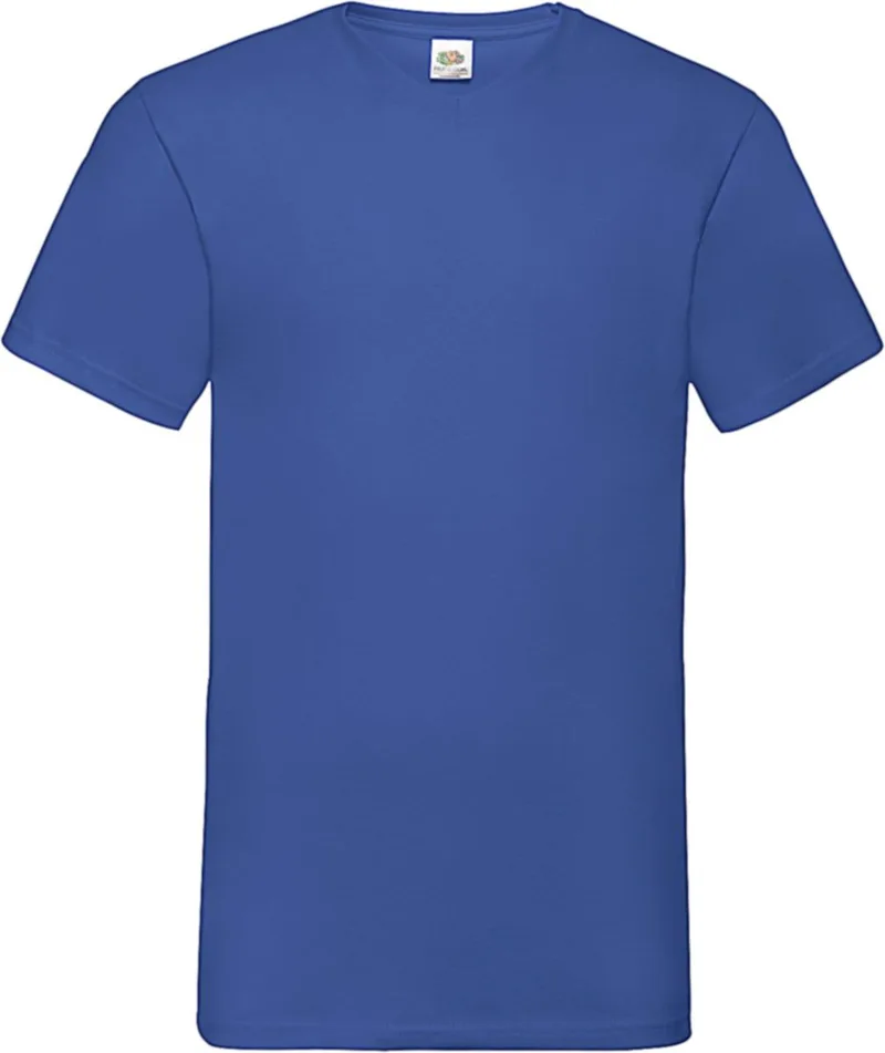 V-Neck T-Shirt Valueweight Fruit of the Loom 61-066-0 Royal