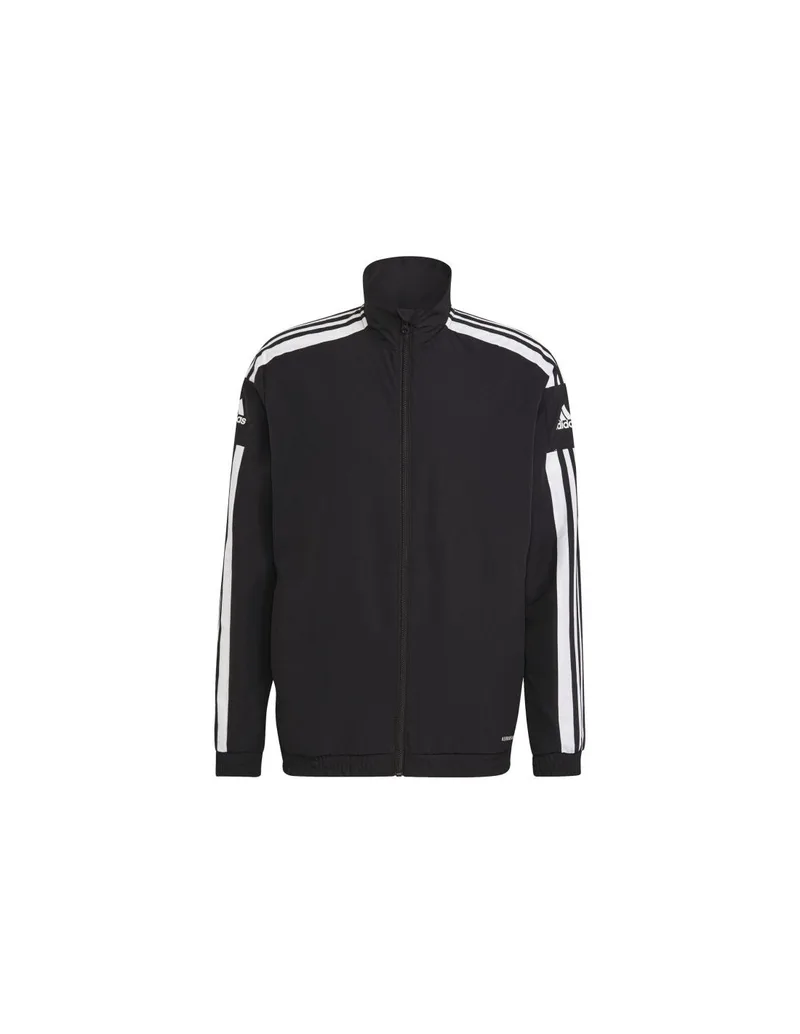 Adidas Squadra 21 Pre Training Ανδρική Φούτερ Ζακέτα με Τσέπες Μαύρη GK9549