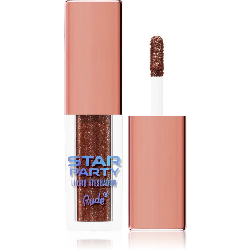 Rude Cosmetics Star Party Υγρή γκλίτερ σκιά ματιών απόχρωση After Glow 3.5 γρ