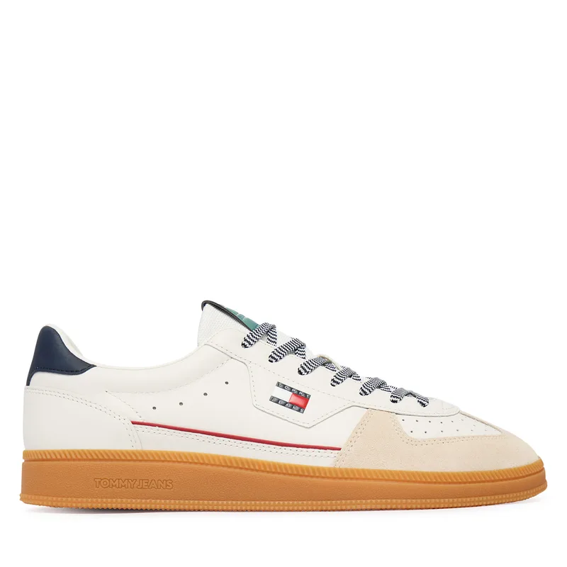 Αθλητικά Tommy Jeans The Greenwich Edge Leather EM0EM01731 Λευκό