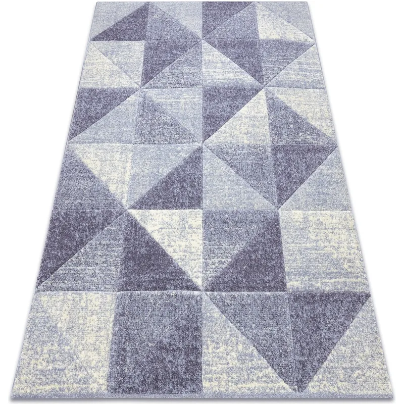 Χαλιά Rugsx Χαλί FEEL 5672/17944 Τρίγωνα μπεζ/Π80x150 cm