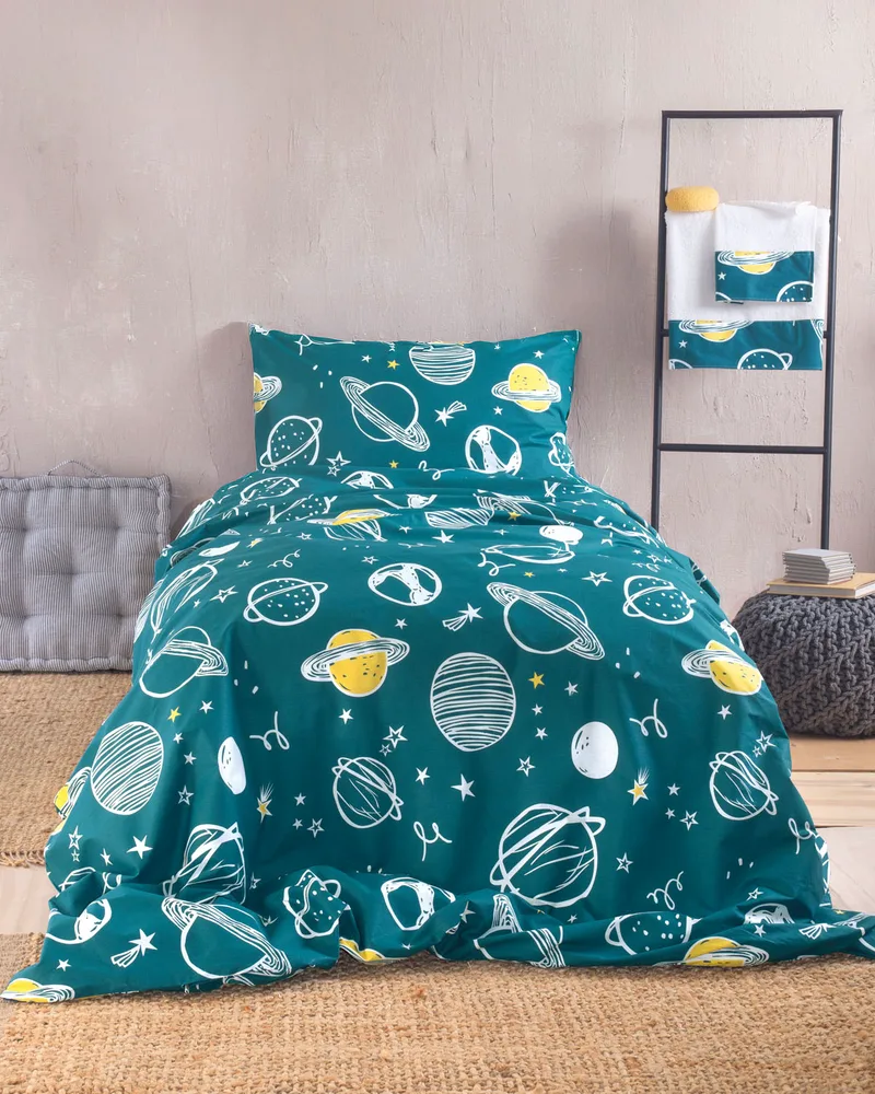 Ζεύγος μαξιλαροθήκες (50Χ70) SATURN ΠΕΤΡΟΛ, RYTHMOS HOME