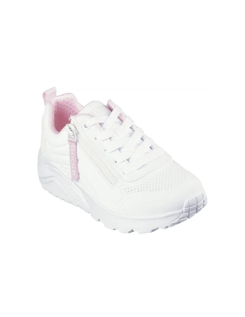Skechers Uno Lite Easy Zip Jr 310387L WHT shoes