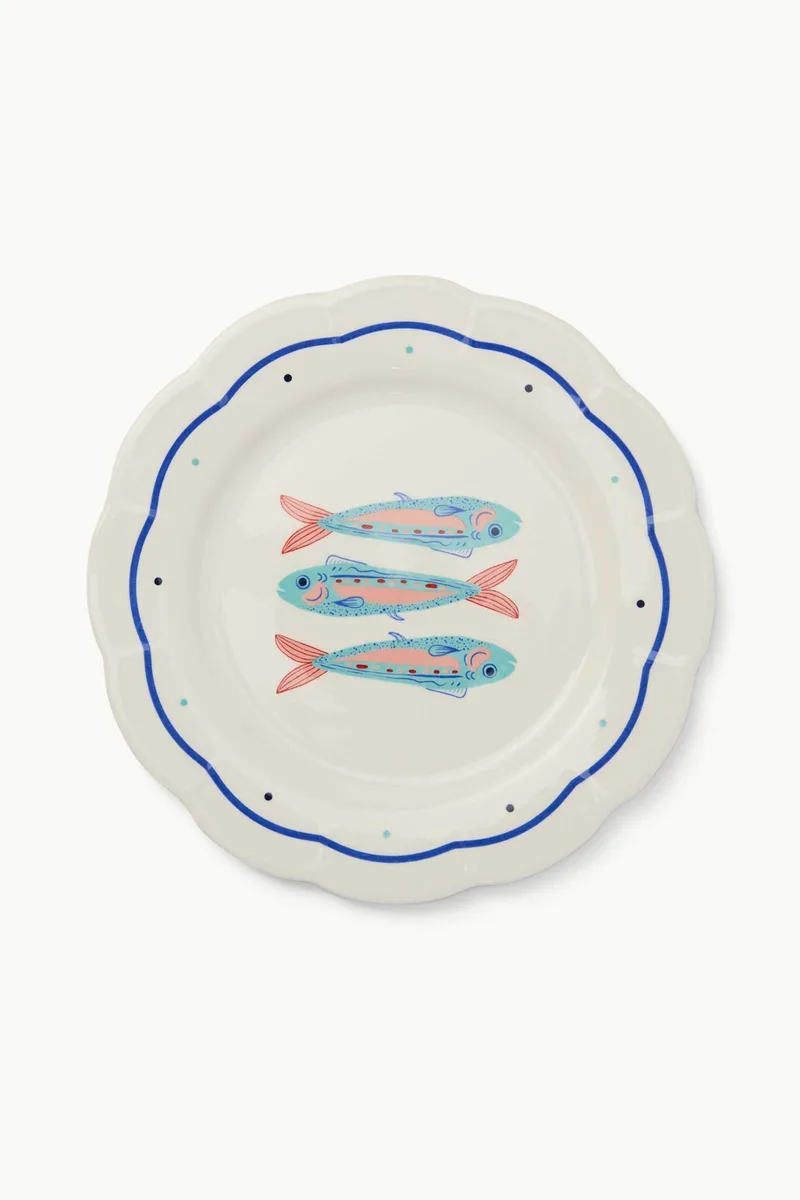 Coincasa κεραμικό πιάτο φαγητού 27 cm "Voyage" - 006813596 Πολύχρωμο
