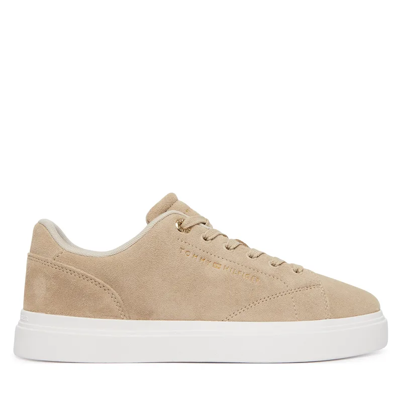 Αθλητικά Tommy Hilfiger Th Feminine Cupsole Suede FW0FW09109 Μπεζ