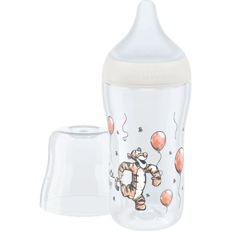 NUK Perfect Match Disney μπουκάλι με έλεγχο της θερμοκρασίας Tiger 3m+ 260 ml