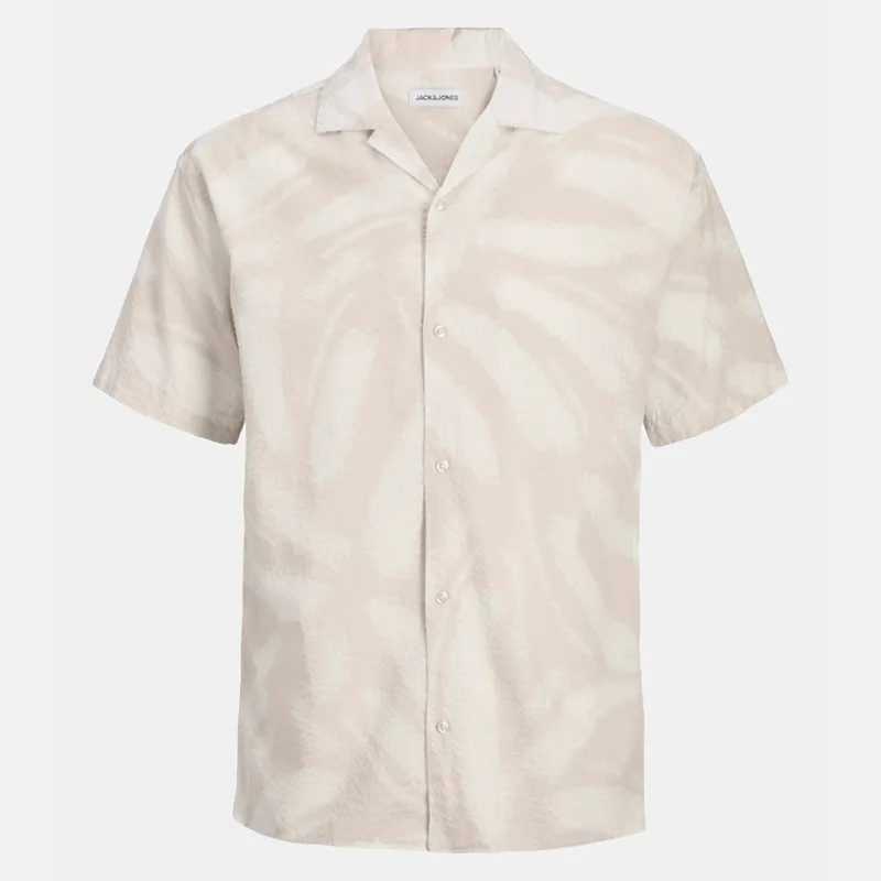 Jack & Jones Jjalberto Seersucker Resort Ανδρικό Κοντομάνικο Πουκάμισο (9000219381_5583)