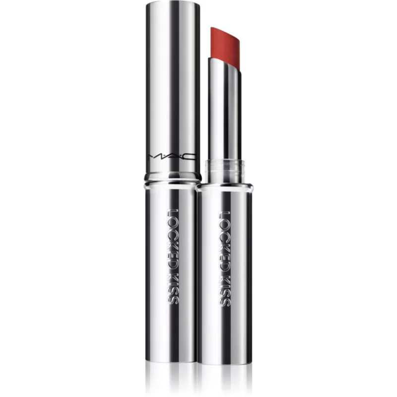 MAC Cosmetics Locked Kiss 24h Lipstick Ultra ματ κραγιόν διαρκείας απόχρωση Extra Chili 1,8 γρ
