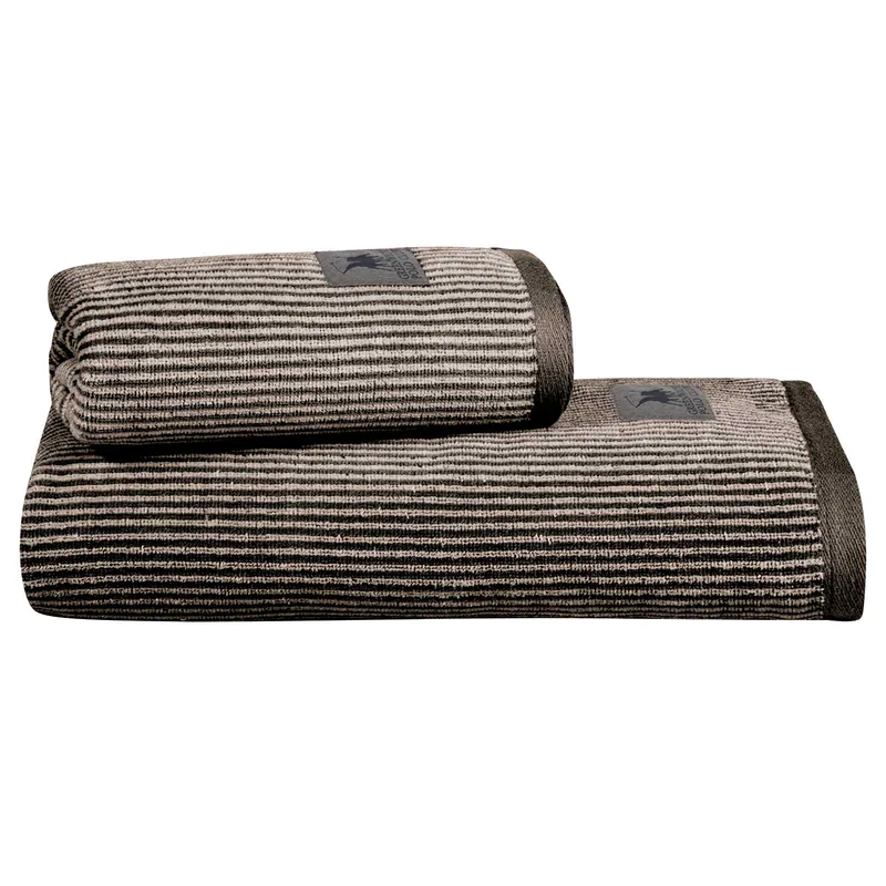 Greenwich polo club πετσετα προσωπου 50x90 loft 4141 dark grey, nude
