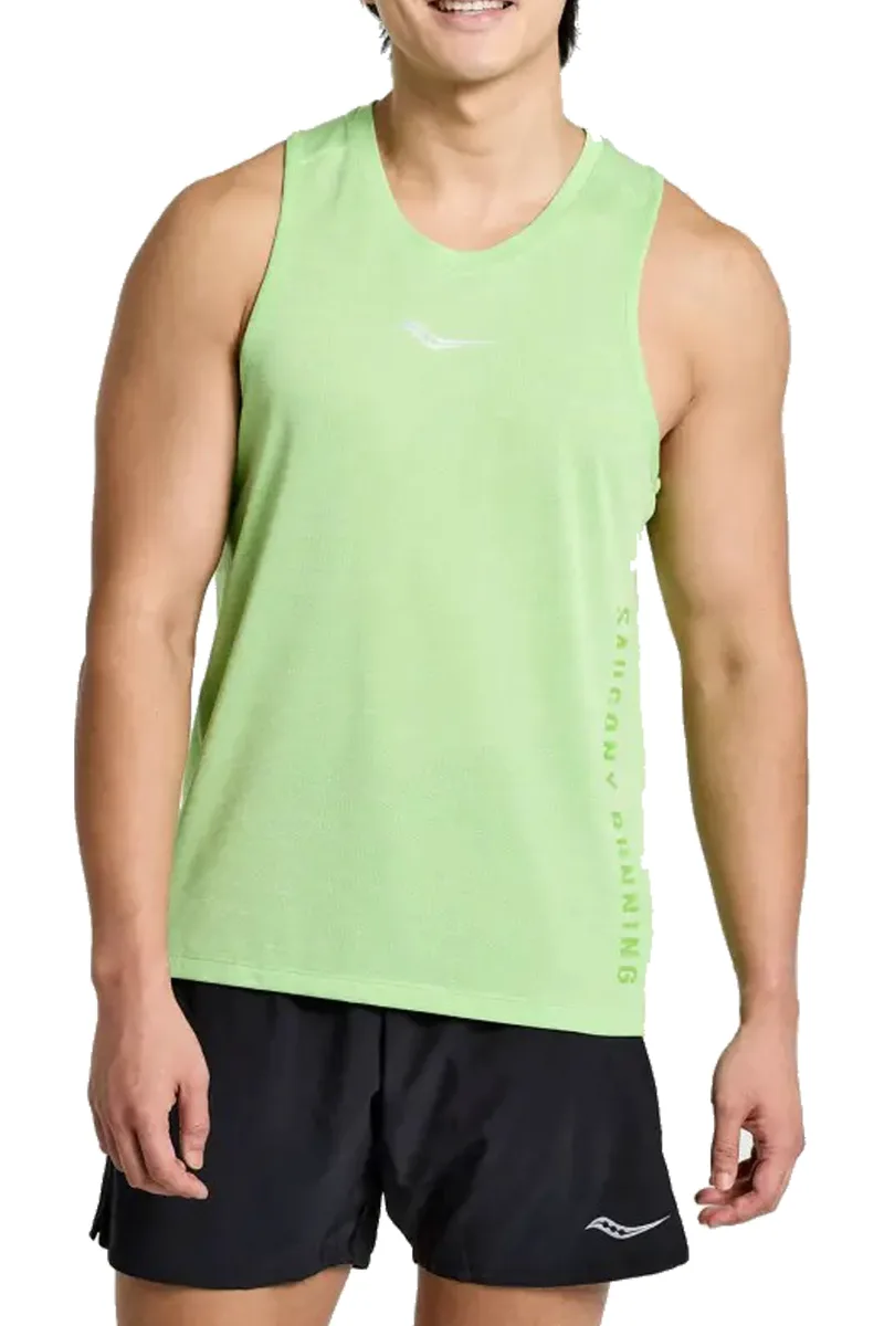 Φανελάκι Saucony Stopwatch Graphic Singlet SAM800325-INHS3 Ανδρικό