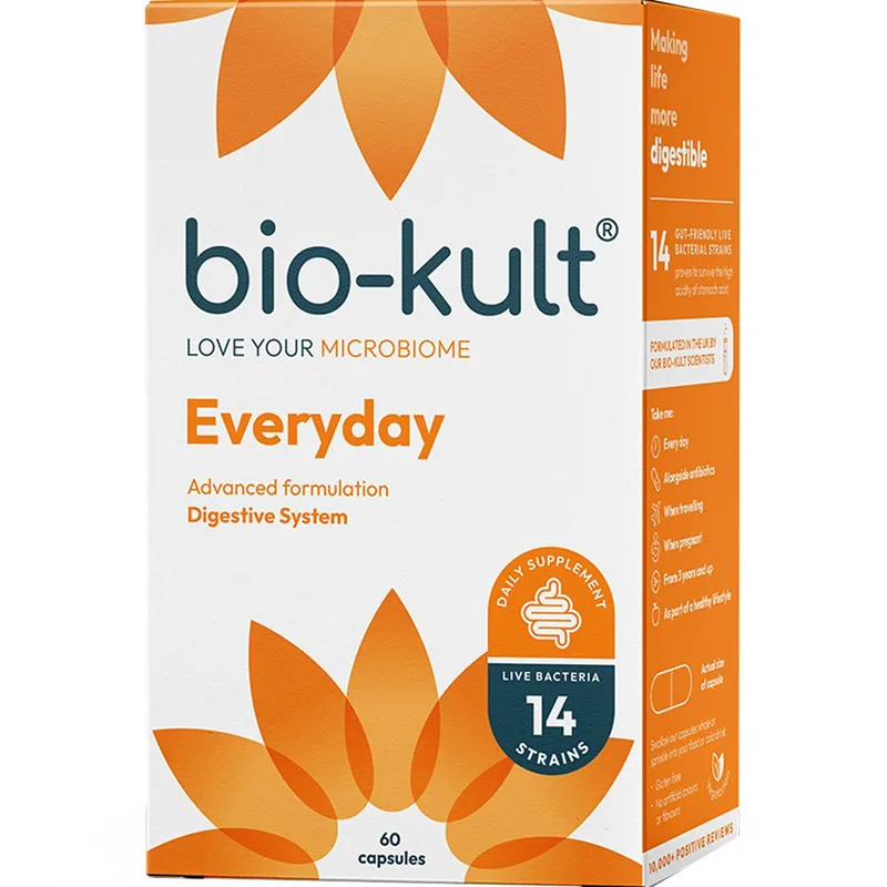 Protexin Bio-Kult Everyday Advanced Formulation Digestive System Συμπλήρωμα Διατροφής με Προβιοτκά για τη Διατήρηση της Υγείας του Γαστροπεπτικού Συστήματος 60caps